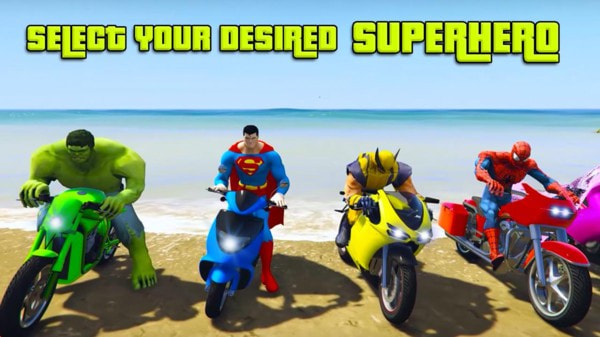 超级英雄摩托车安卓版游戏