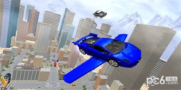 城市空中飞车游戏