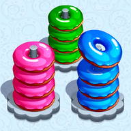甜甜圈圈堆栈3D（Donut Hoop Stack）最新游戏app下载