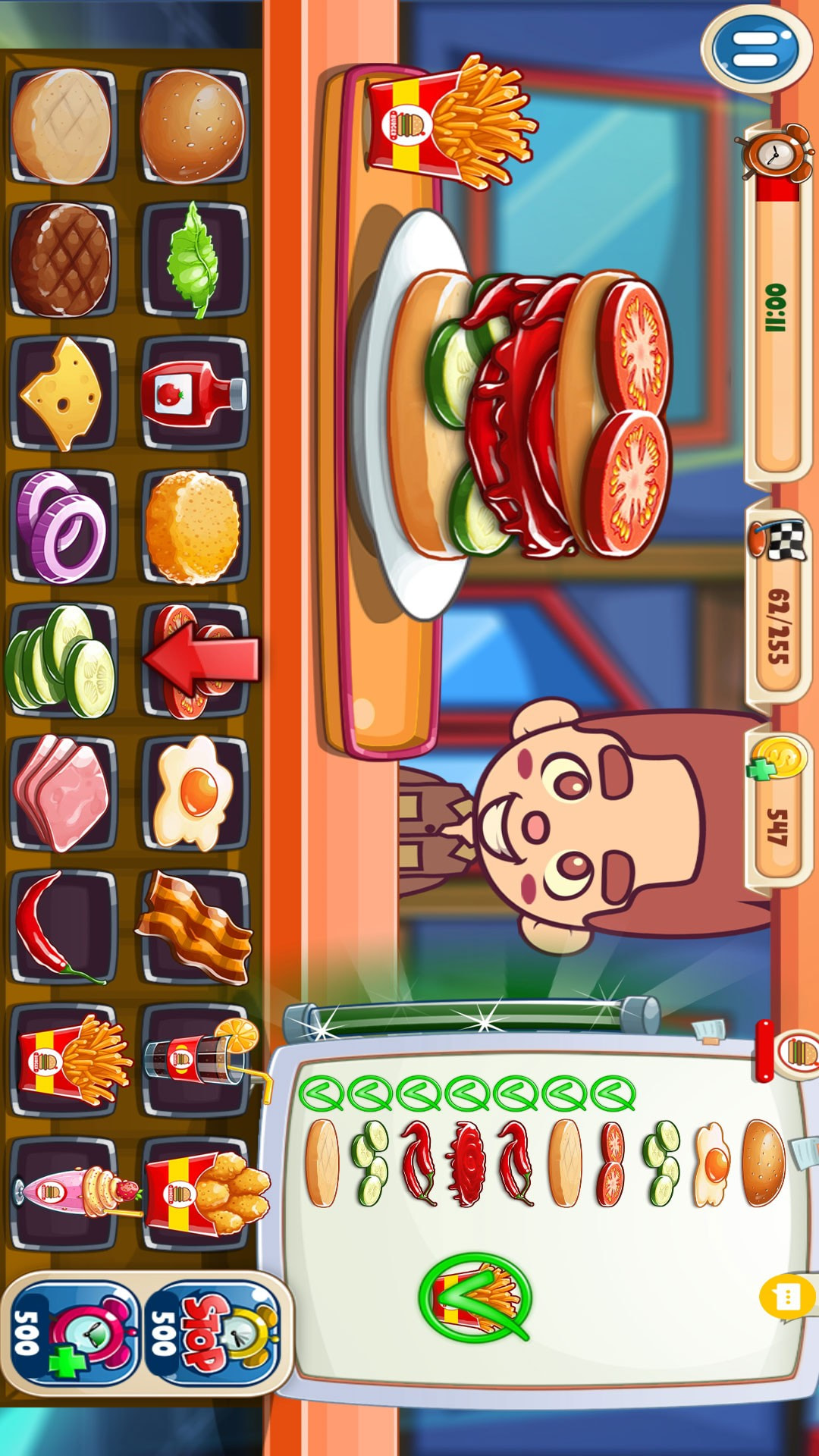 汉堡餐厅模拟游戏